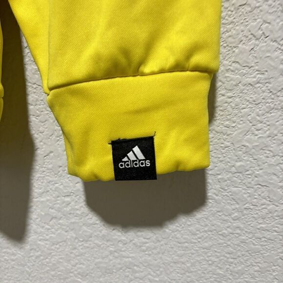 Adidas  Mens M GG Big Boss Training Hoody Sweatshirt HK9826  Yellow SZ Large - Picture 7 of 13